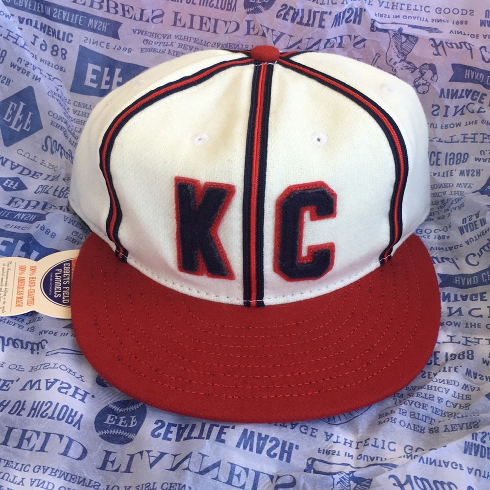 Ebbets Kansas City Monarchs Hat 7 1/8 NWT Made USA
